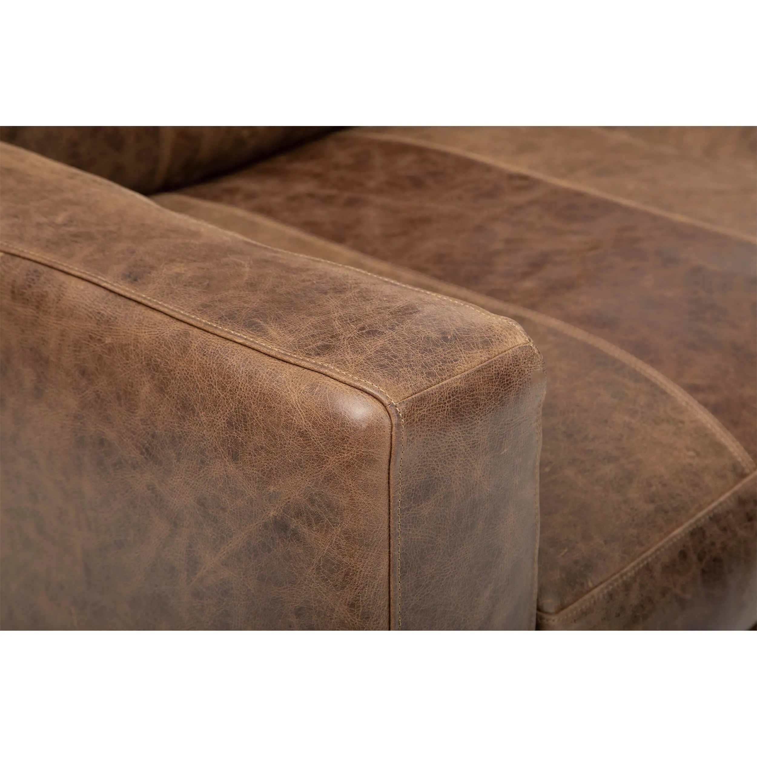 Dawkins Leather Sectional