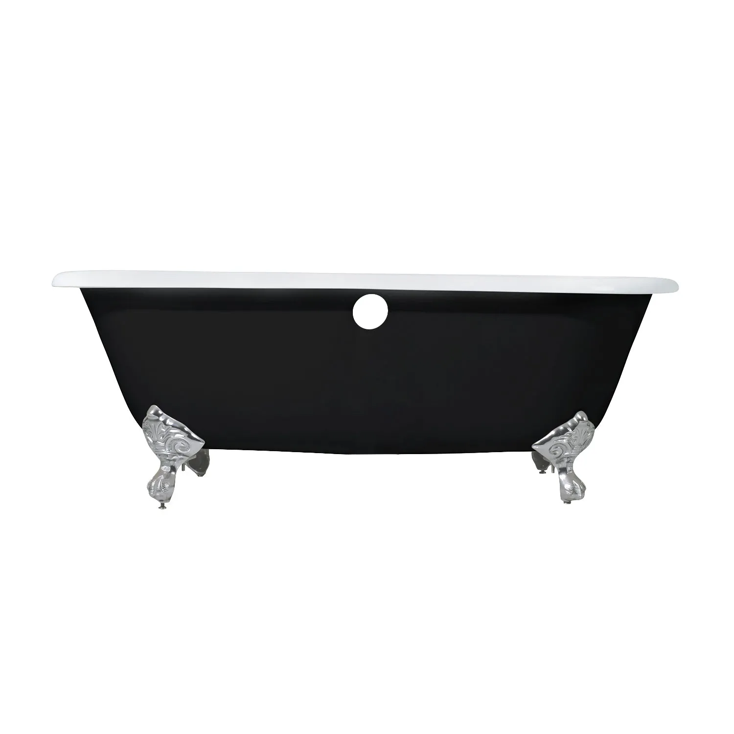 Double Ended Clawfoot Tub with Feet No Faucet Drillings