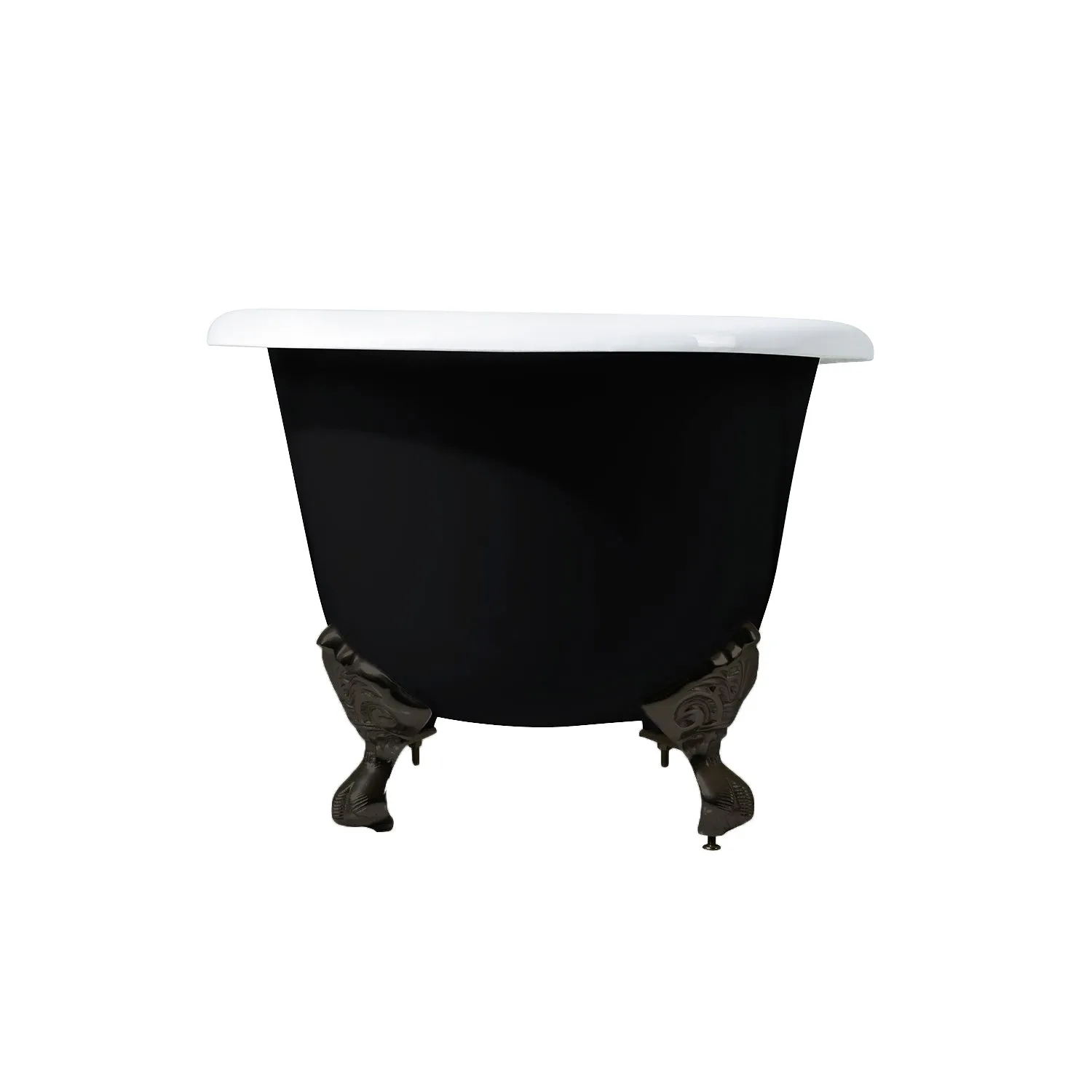Double Ended Clawfoot Tub with Feet No Faucet Drillings
