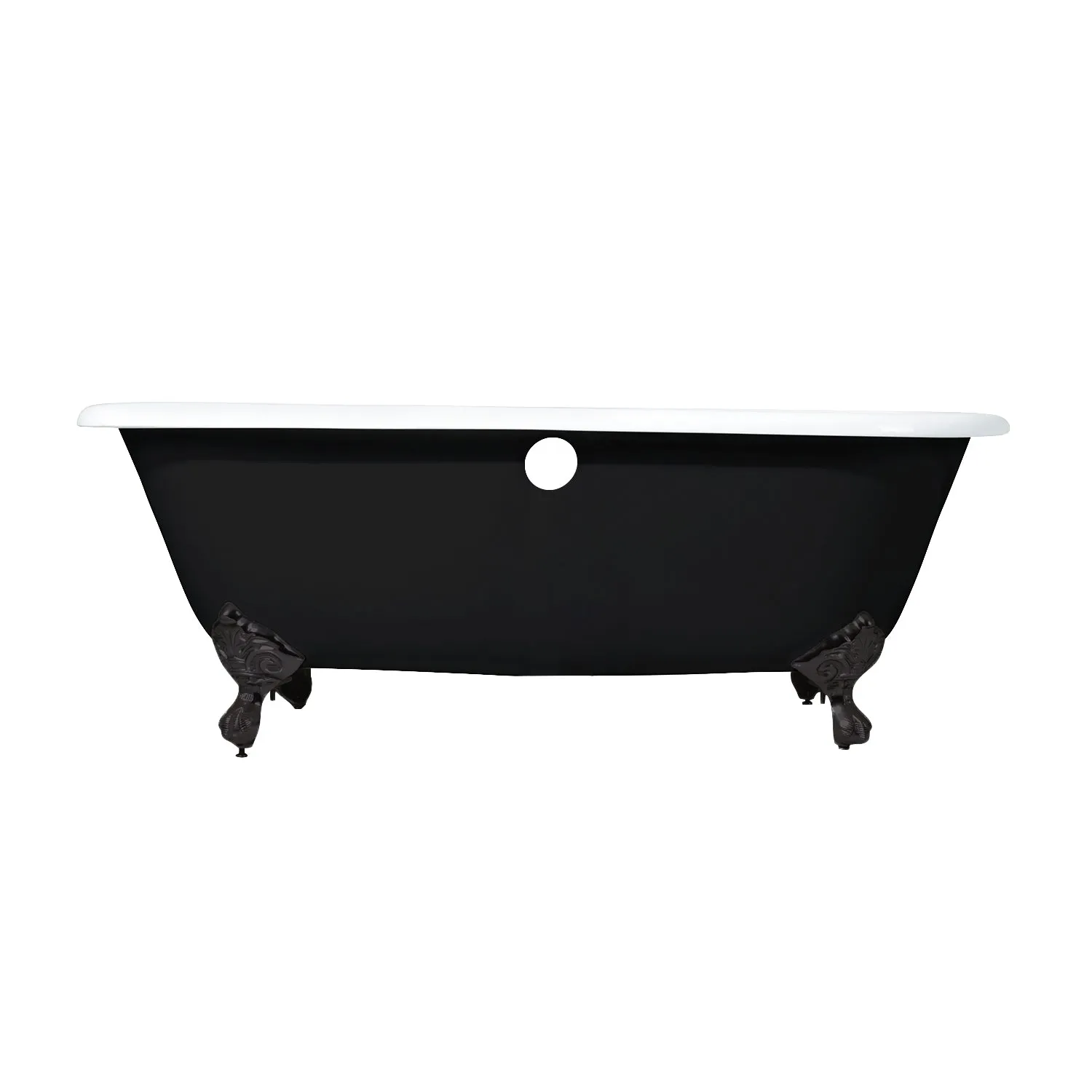 Double Ended Clawfoot Tub with Feet No Faucet Drillings