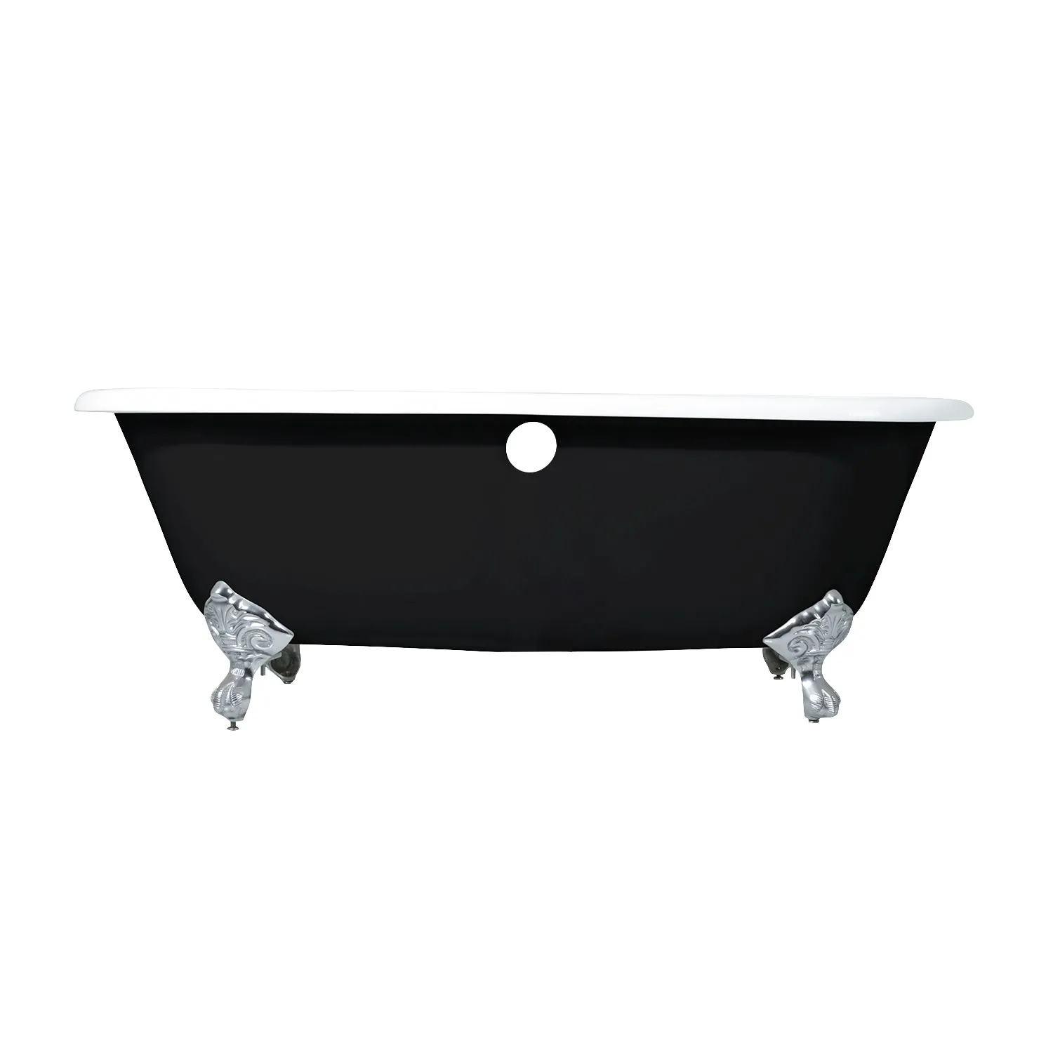 Double Ended Clawfoot Tub with Feet No Faucet Drillings