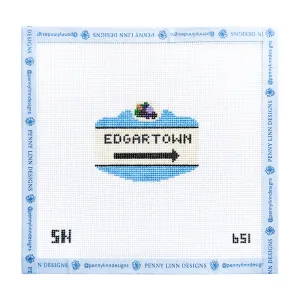 Edgartown Sign Ornament