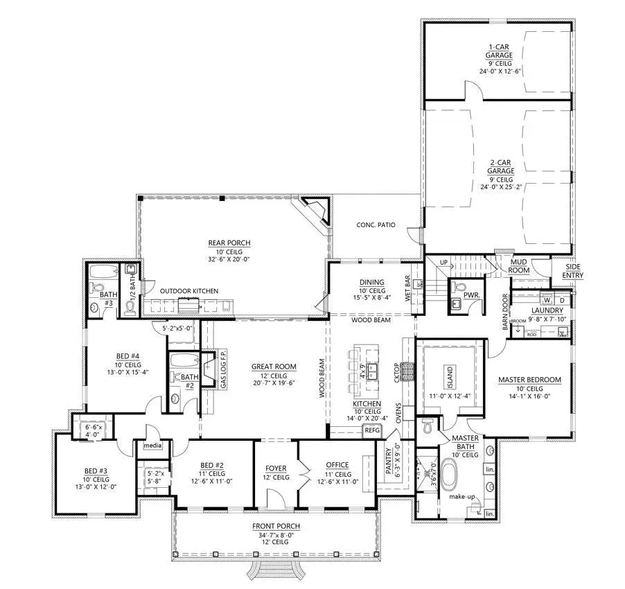 Elegant 3,059 sq ftHome with Spacious Living and Versatile Bonus Room