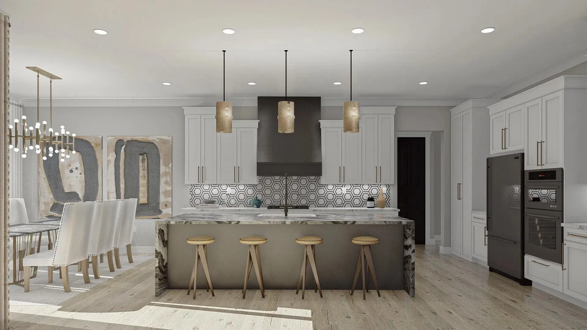 Elegant 4-Bedroom Home with Spacious Design and Convenient Features