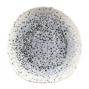 FC128 Churchill Studio Prints Mineral Blue Centre Organic Round Plates 186mm (Pack of 12)