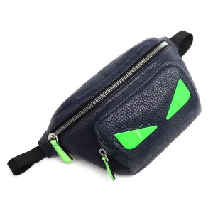 Fendi Monster Bugs Eye Waist Bag Navy
