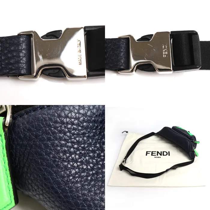 Fendi Monster Bugs Eye Waist Bag Navy