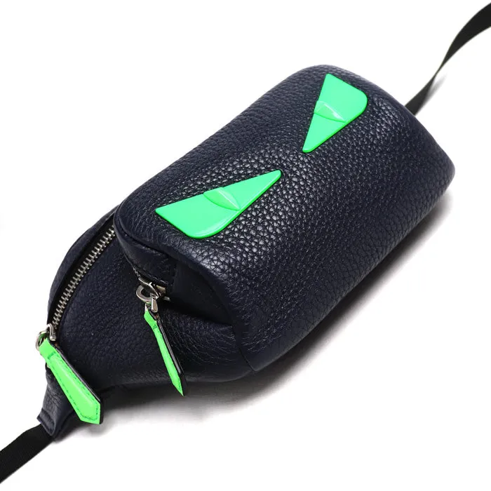 Fendi Monster Bugs Eye Waist Bag Navy