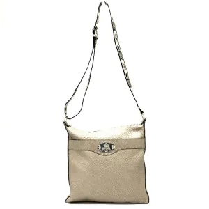 FENDI Shoulder Bag leather Metallic color Celeria Women Used