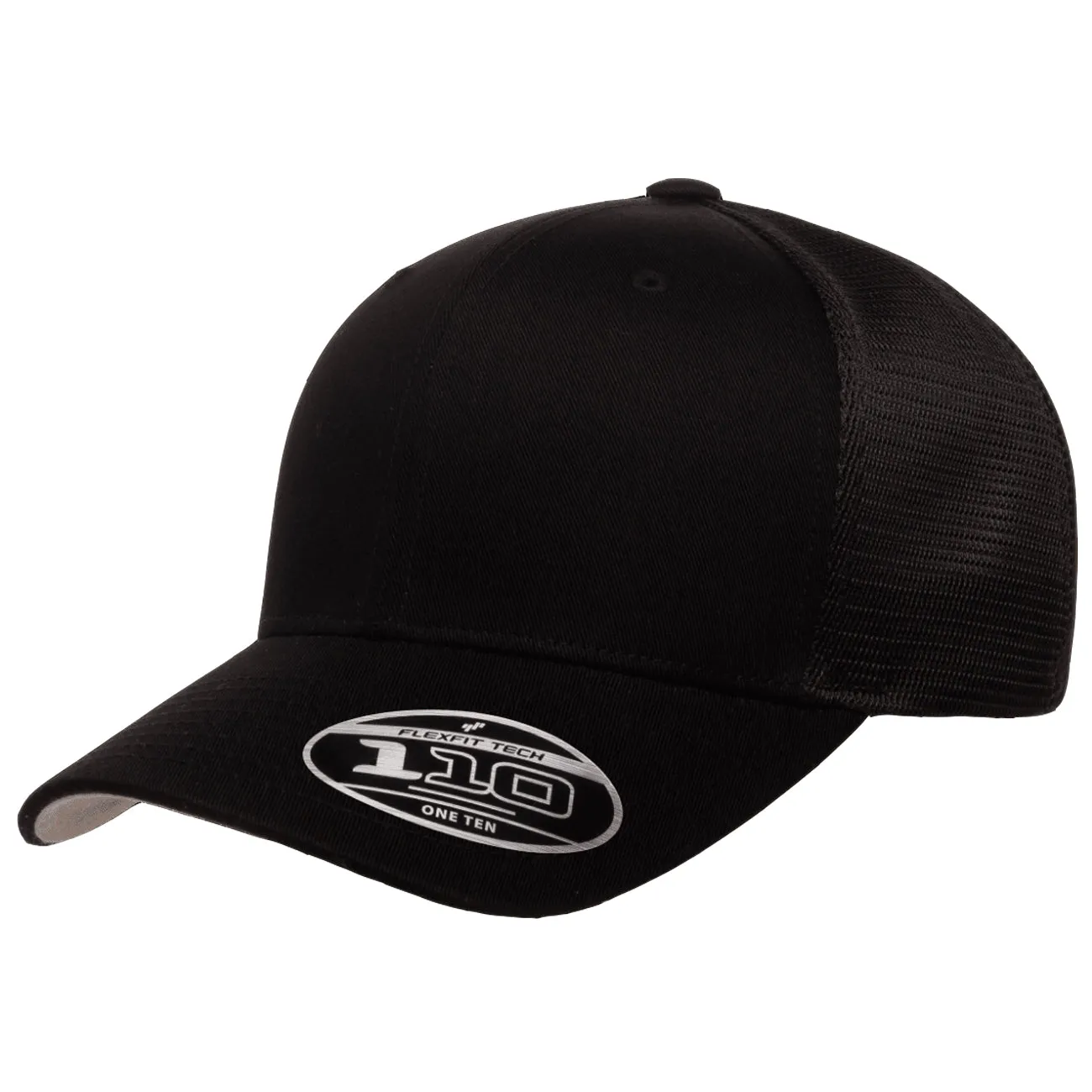 Flexfit 110 Solid Mesh Cap w/ Adjustable Snap