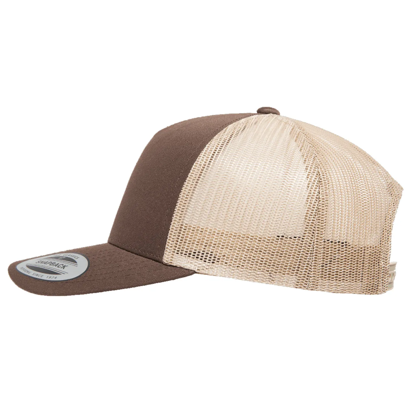 Flexfit Yupoong Classics® 5-Panel Retro Mesh Trucker Cap - 2-Tone