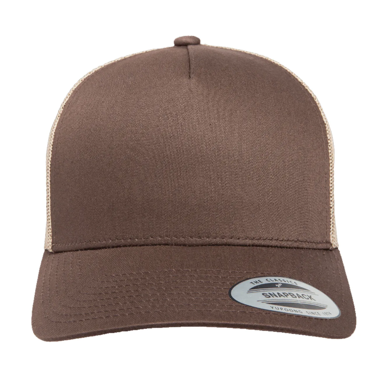 Flexfit Yupoong Classics® 5-Panel Retro Mesh Trucker Cap - 2-Tone