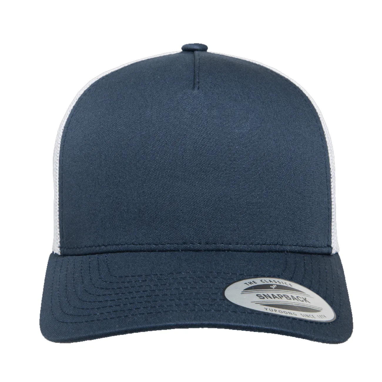 Flexfit Yupoong Classics® 5-Panel Retro Mesh Trucker Cap - 2-Tone