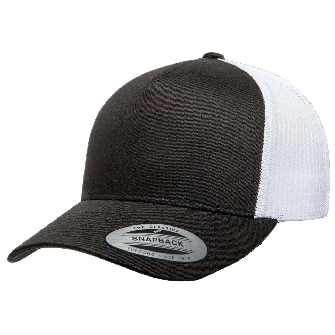 Flexfit Yupoong Classics® 5-Panel Retro Mesh Trucker Cap - 2-Tone