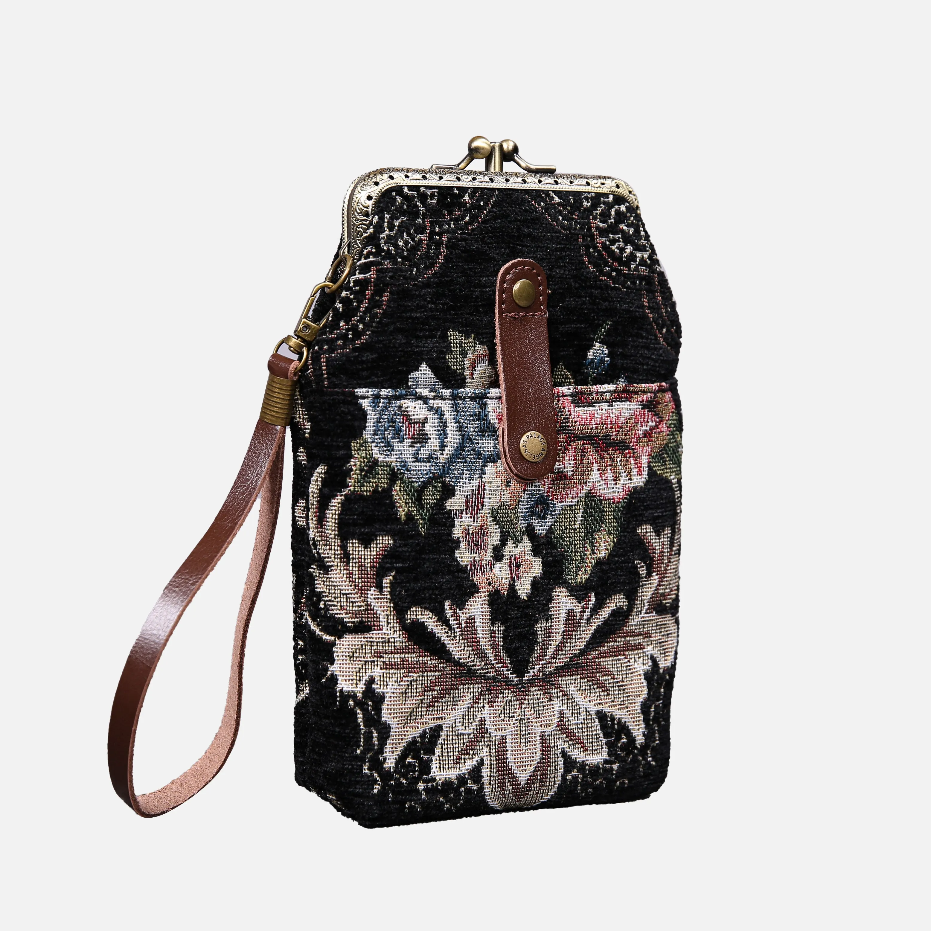 Floral Black Carpet Phone Case
