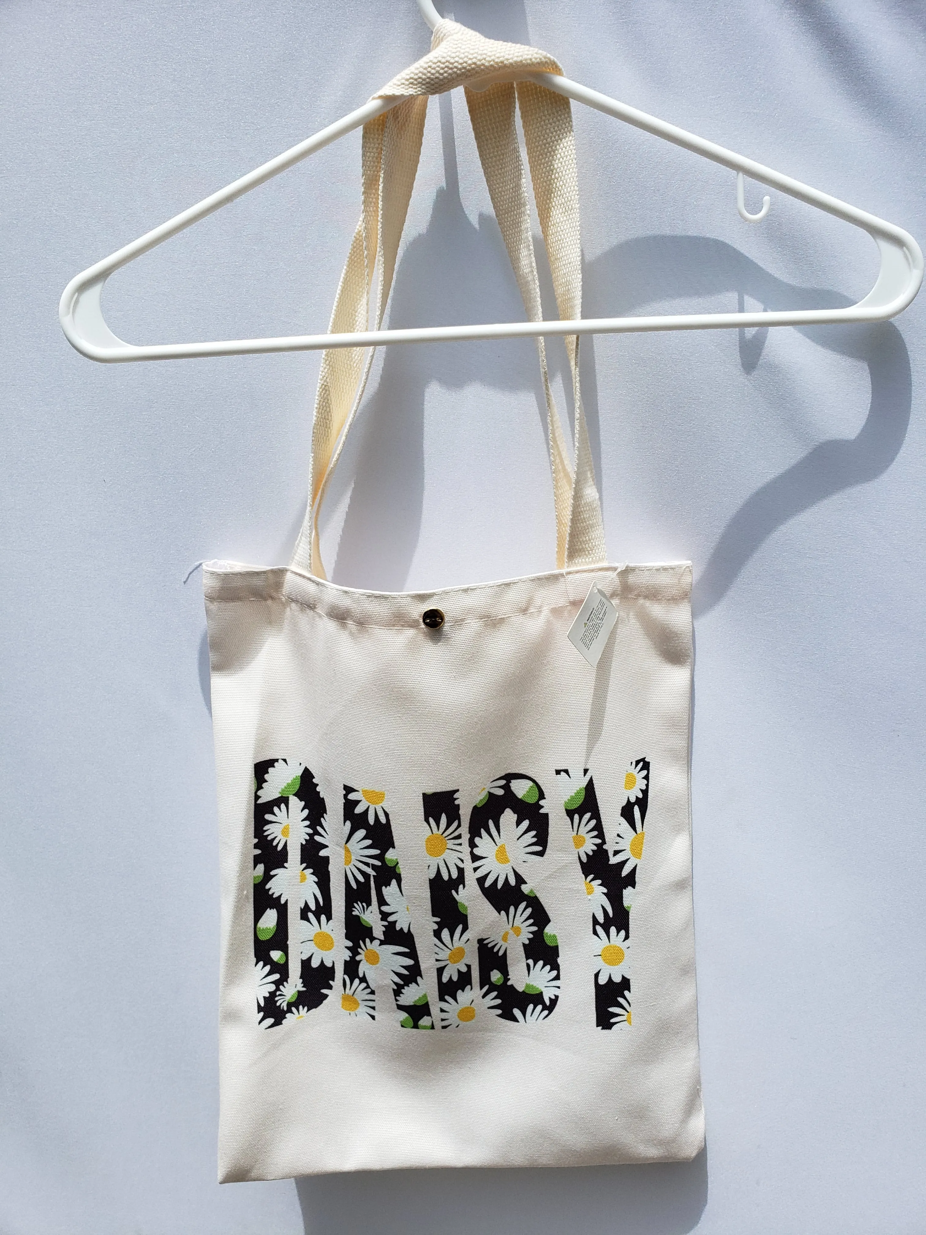 Flowers Daisy Canvas Tote Bag Travel Bag