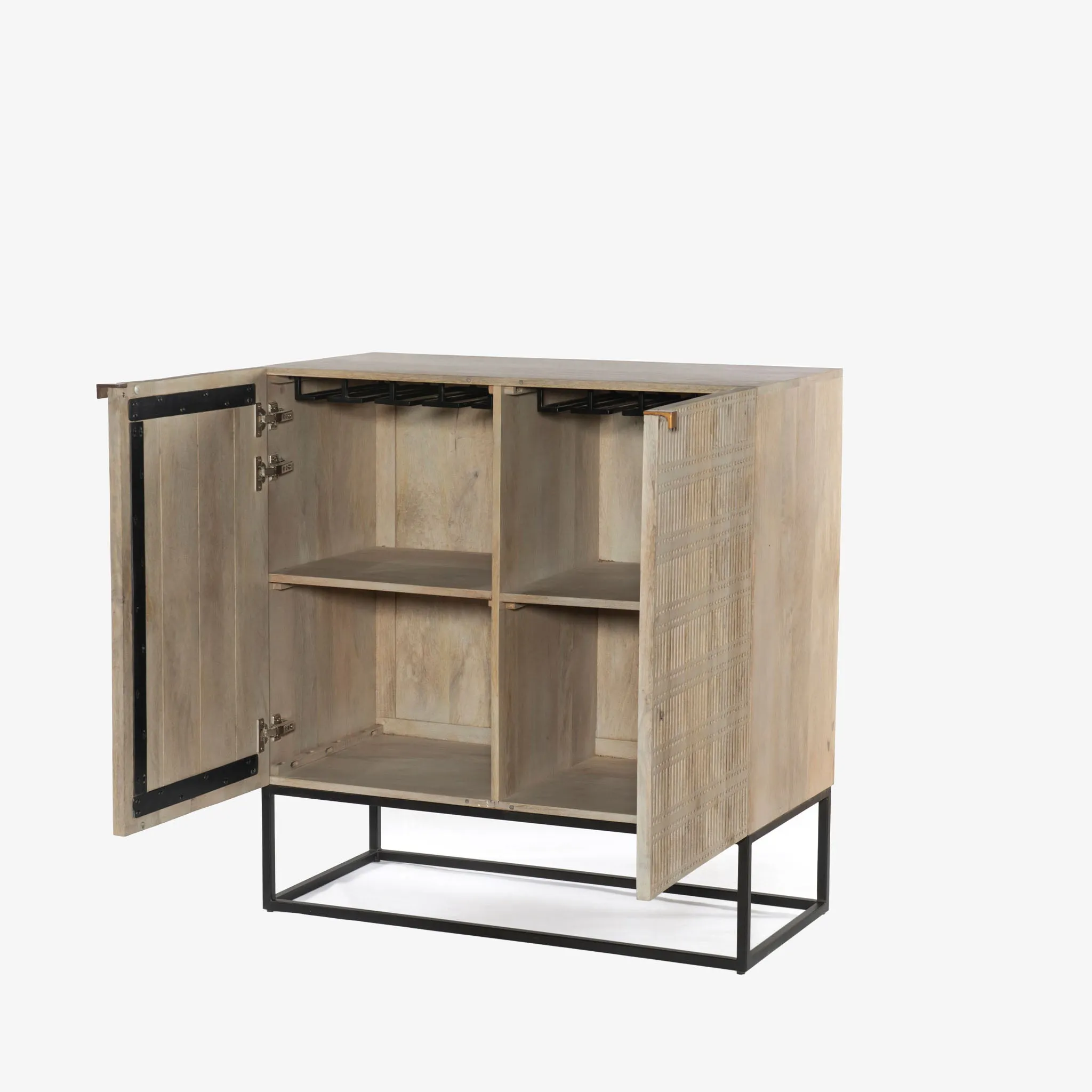 Four Hands Kelby Bar Cabinet - Light Wash