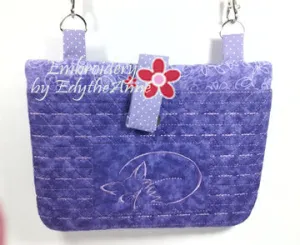 FOXY LADY Tablet Carrier Bag In The Hoop Digital Download