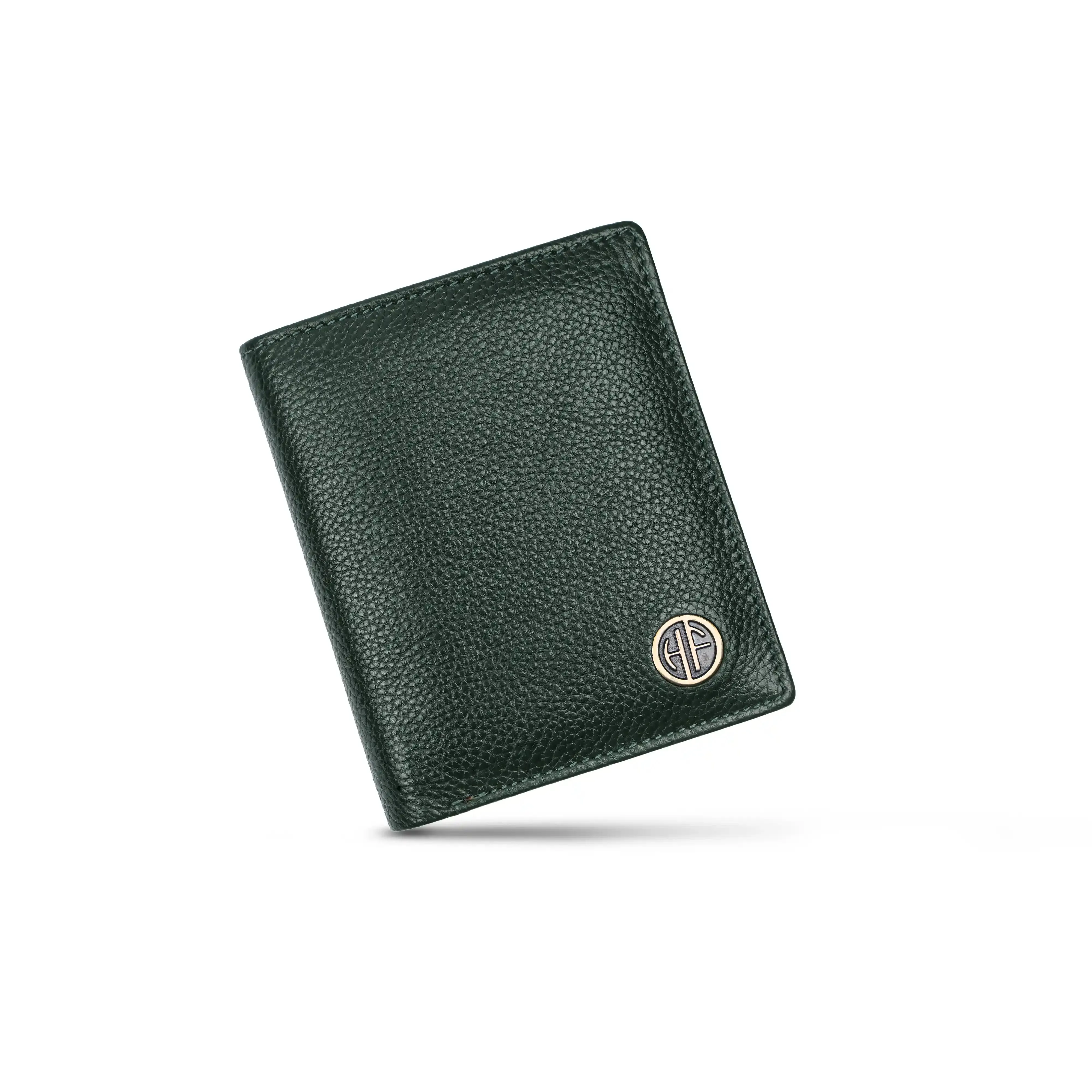 Genuine Leather Money Wallet for Men, RFID Protected - Bi-Fold