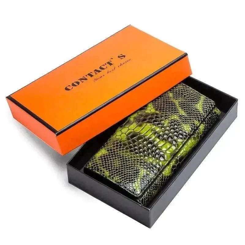 Genuine Leather Wallet Women - Stylish Italian Wallet - WWC004