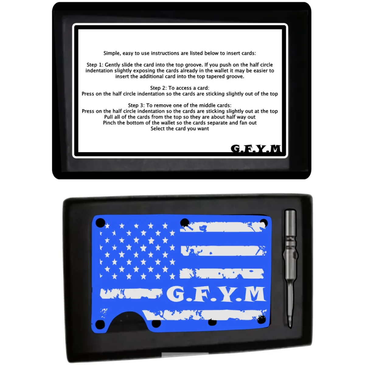 GFYM Minimalist Aluminum Wallet