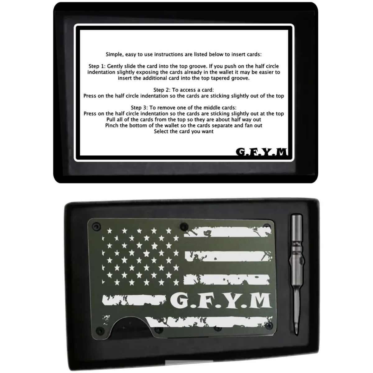 GFYM Minimalist Aluminum Wallet