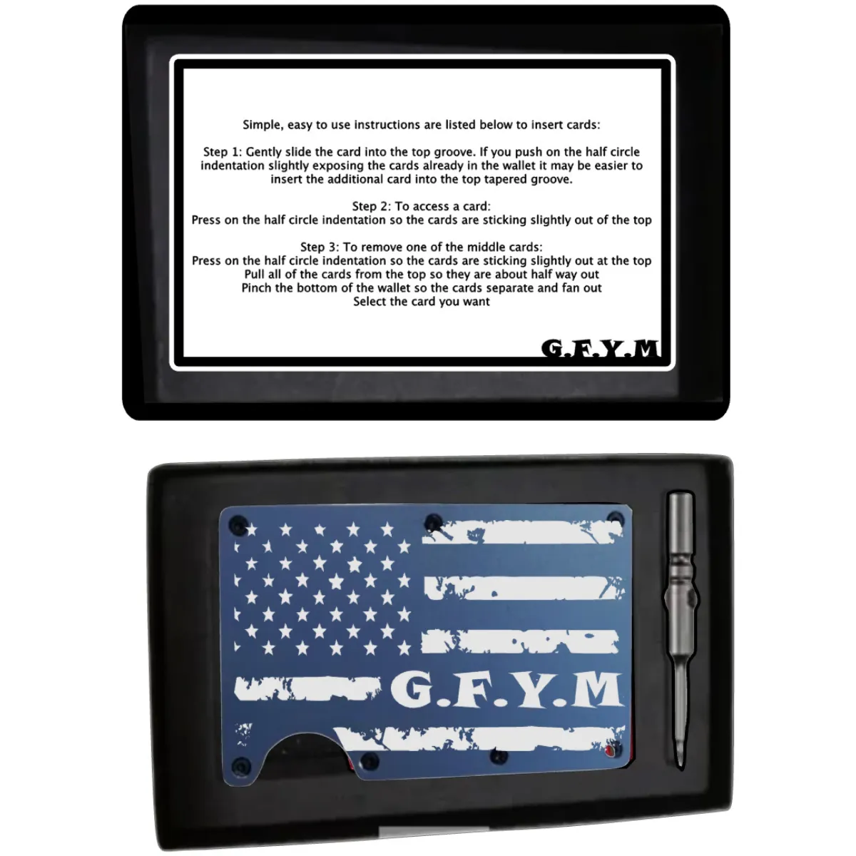 GFYM Minimalist Aluminum Wallet