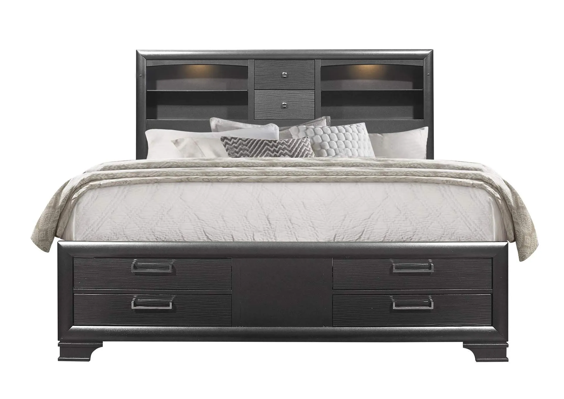 Grey Jordyn King Bed
