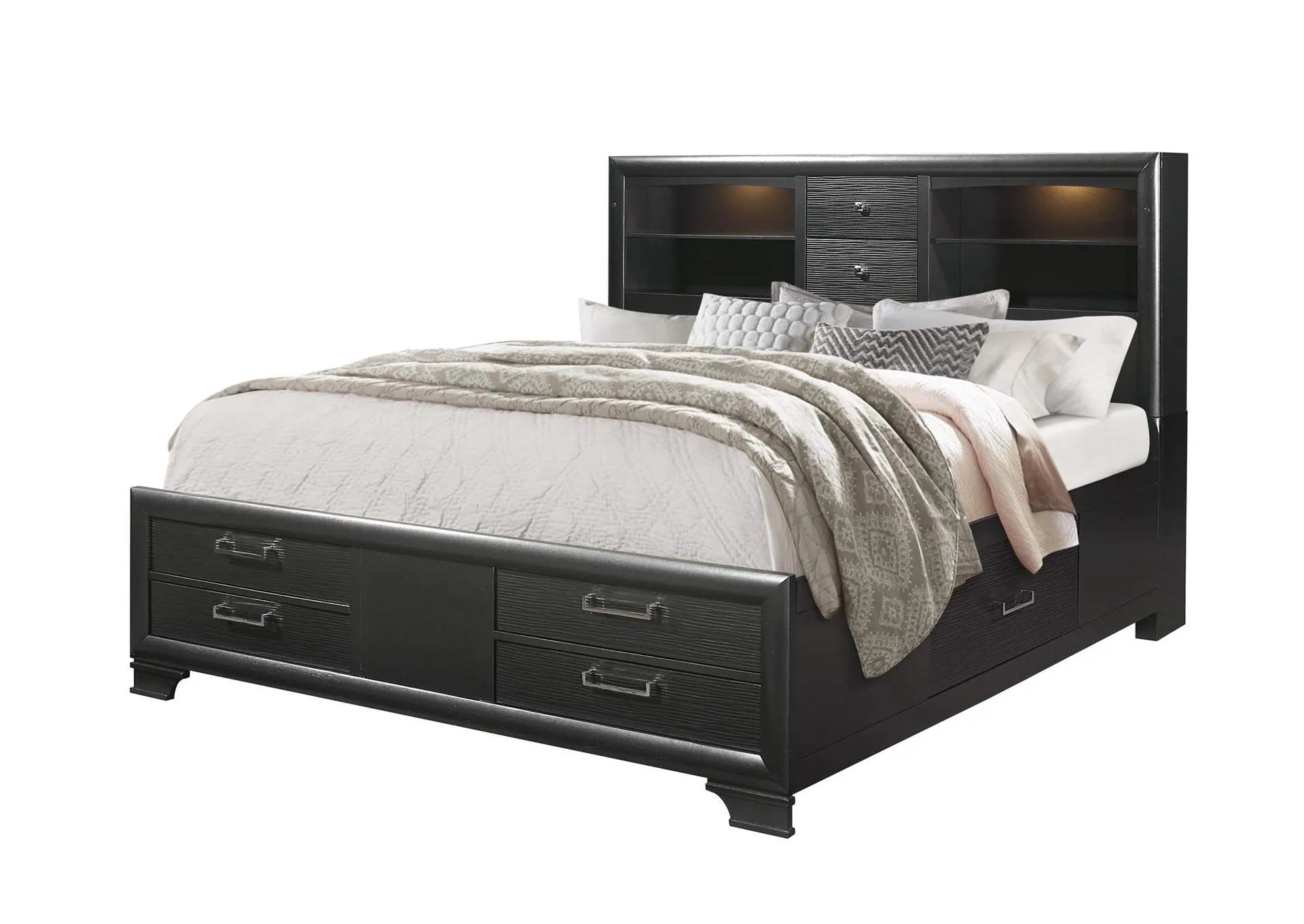 Grey Jordyn King Bed