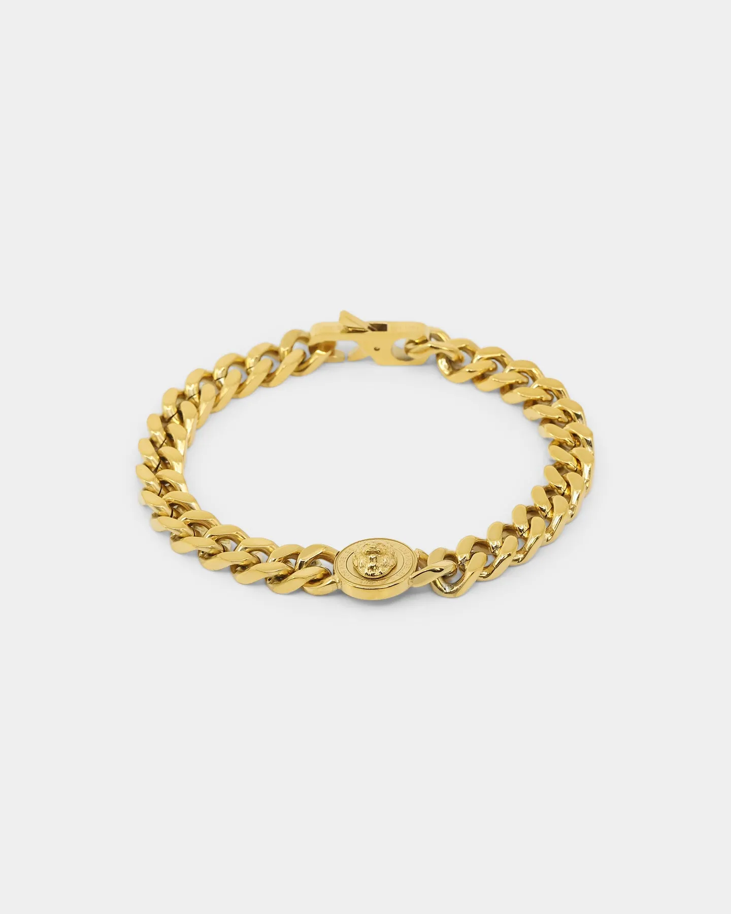 Guess Mainline Lion Coin Bracelet Gold