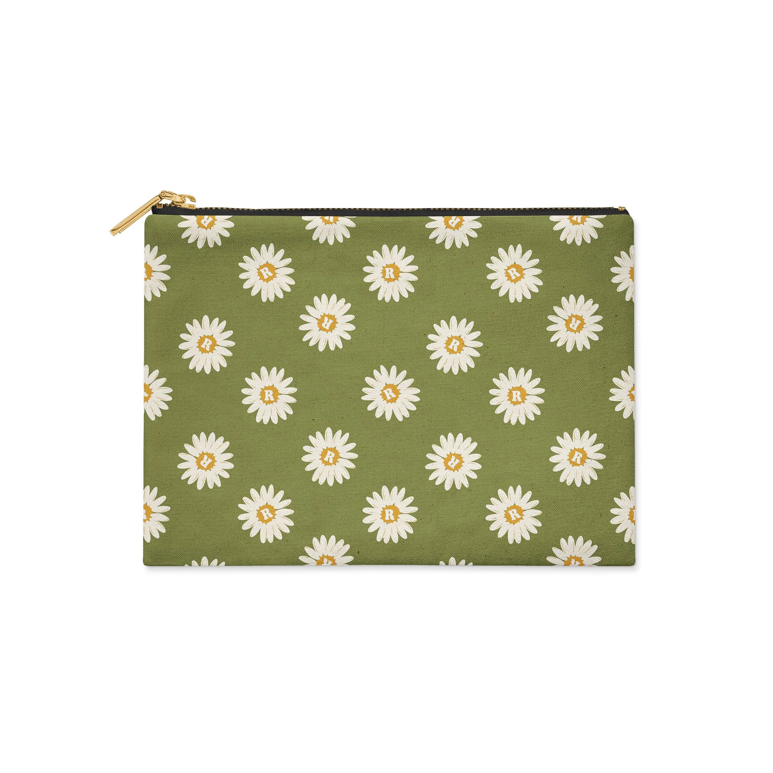 H3xHB Happy Daisy Monogram Accessory Bag