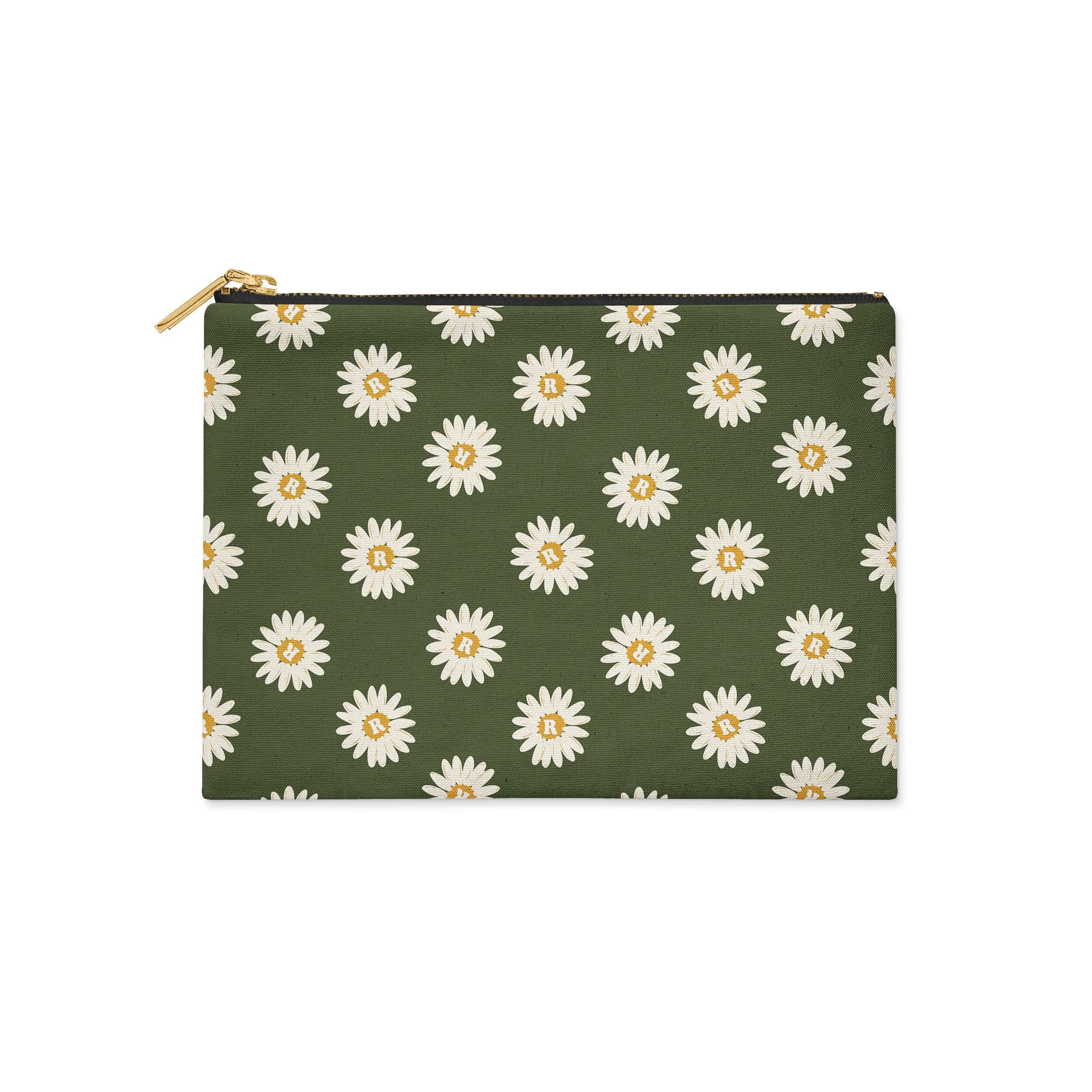H3xHB Happy Daisy Monogram Accessory Bag