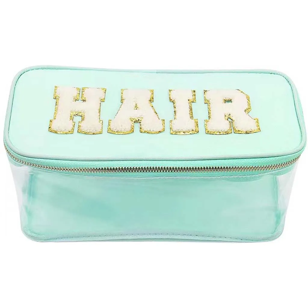 Hair Varsity Zipper Pouch
