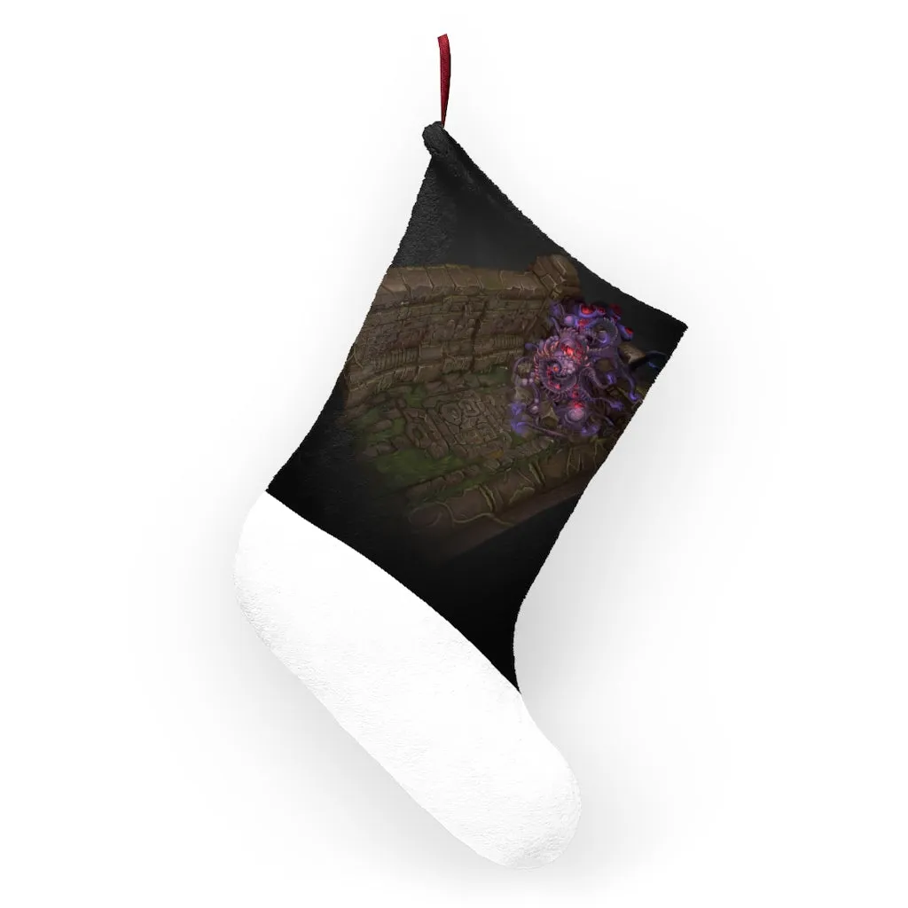 Hand-Painted Environment Art Christmas Stockings