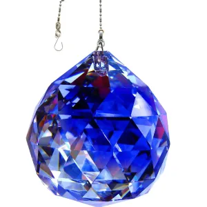 Hanging Crystal Blue Water Magnificent Crystal 70mm Crystal Ball Prism