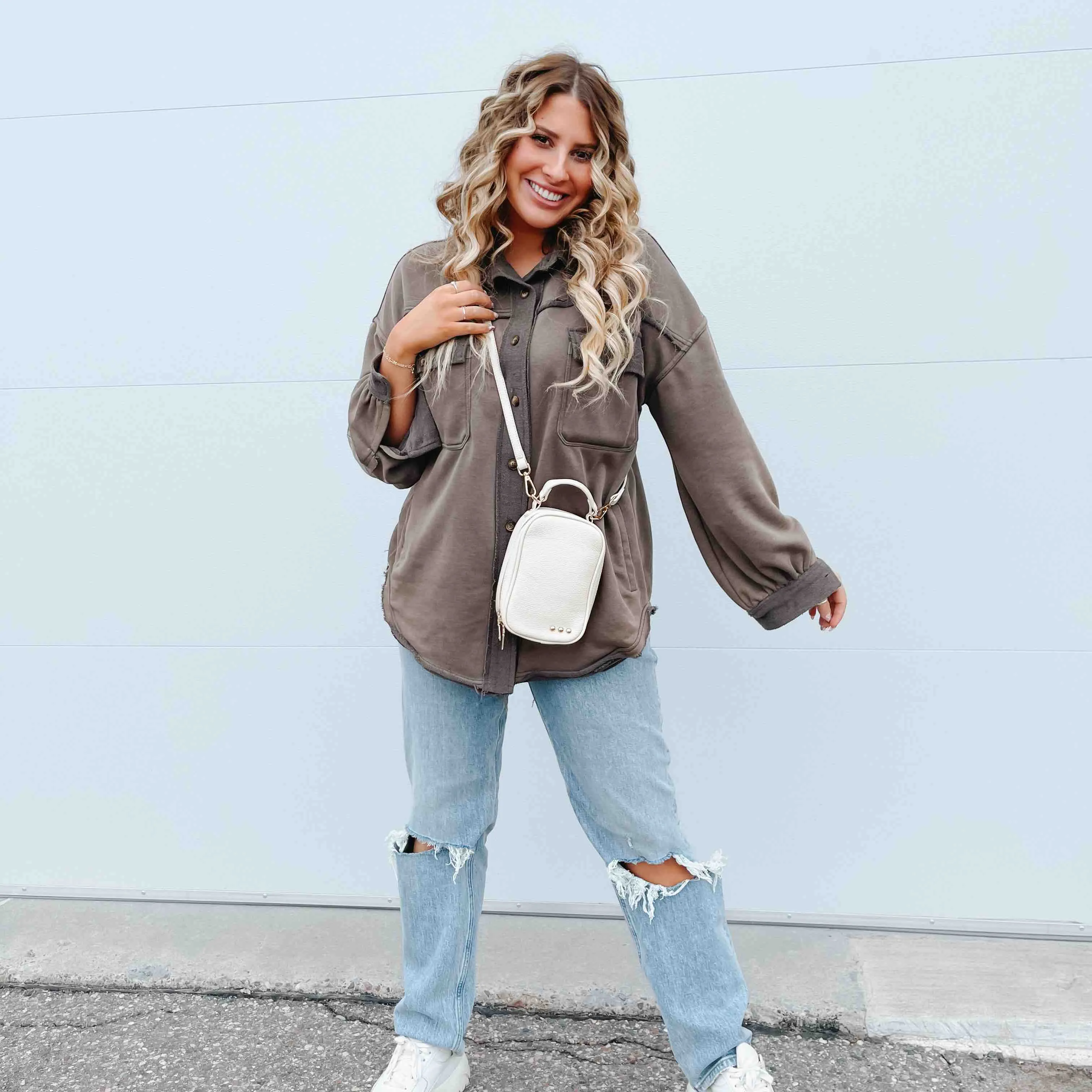Harlow Crossbody Bag - Cream