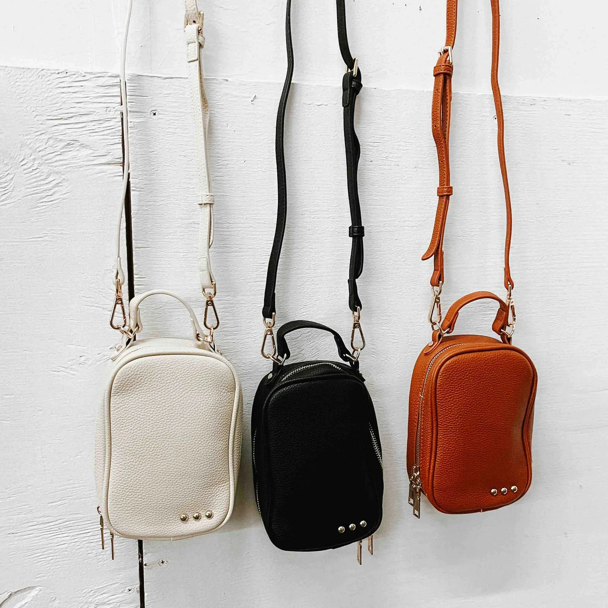Harlow Crossbody Bag - Cream