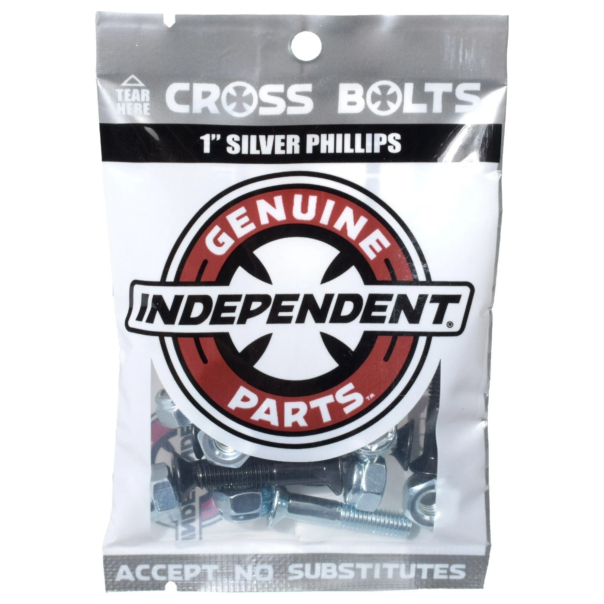 INDEPENDENT ボルト CROSS BOLTS 1 SILVER PHILLIPS 33531251 当日出荷