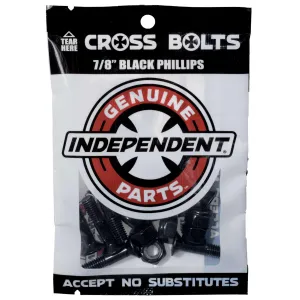 INDEPENDENT ボルト CROSS BOLTS 7/8 BLACK PHILLIPS 33531238
