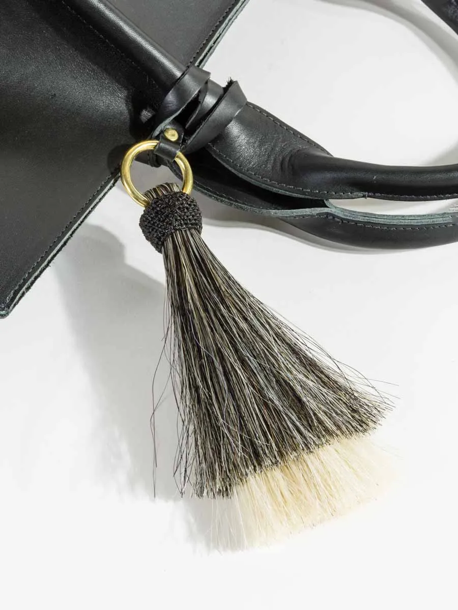 isabel saddle leather - black