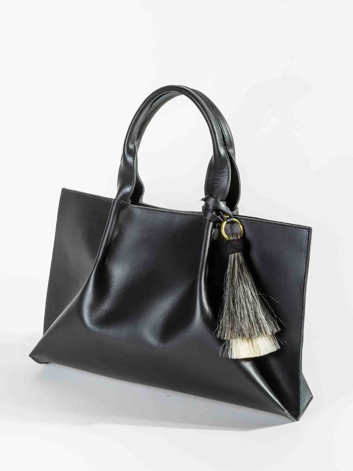 isabel saddle leather - black