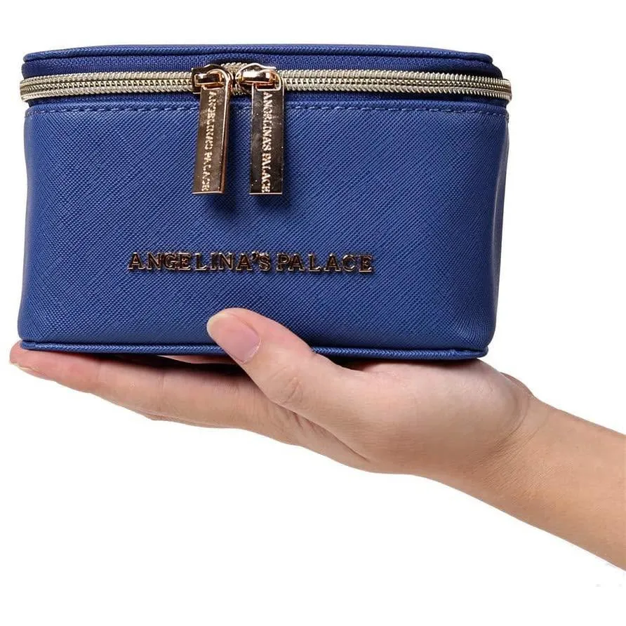 Jewelry Organizer Case Dark Chambray