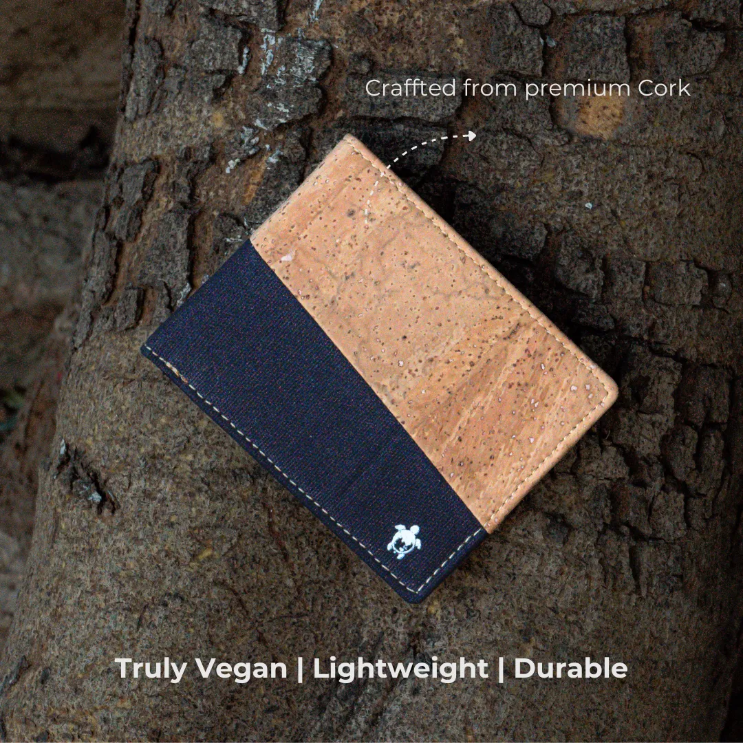 Kakapo Cork & Canvas Bifold Wallet