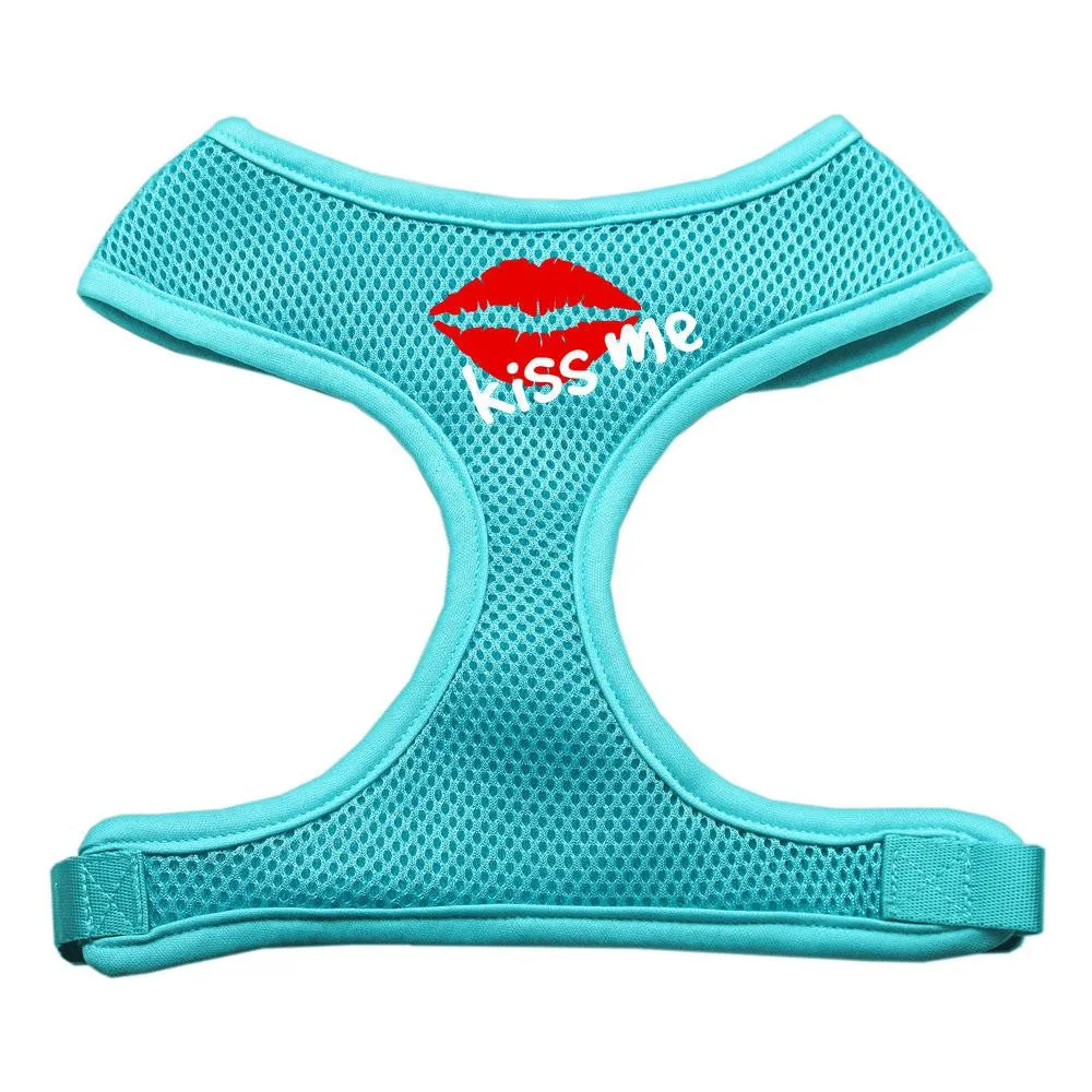 Kiss Me Soft Mesh Harnesses Aqua Medium