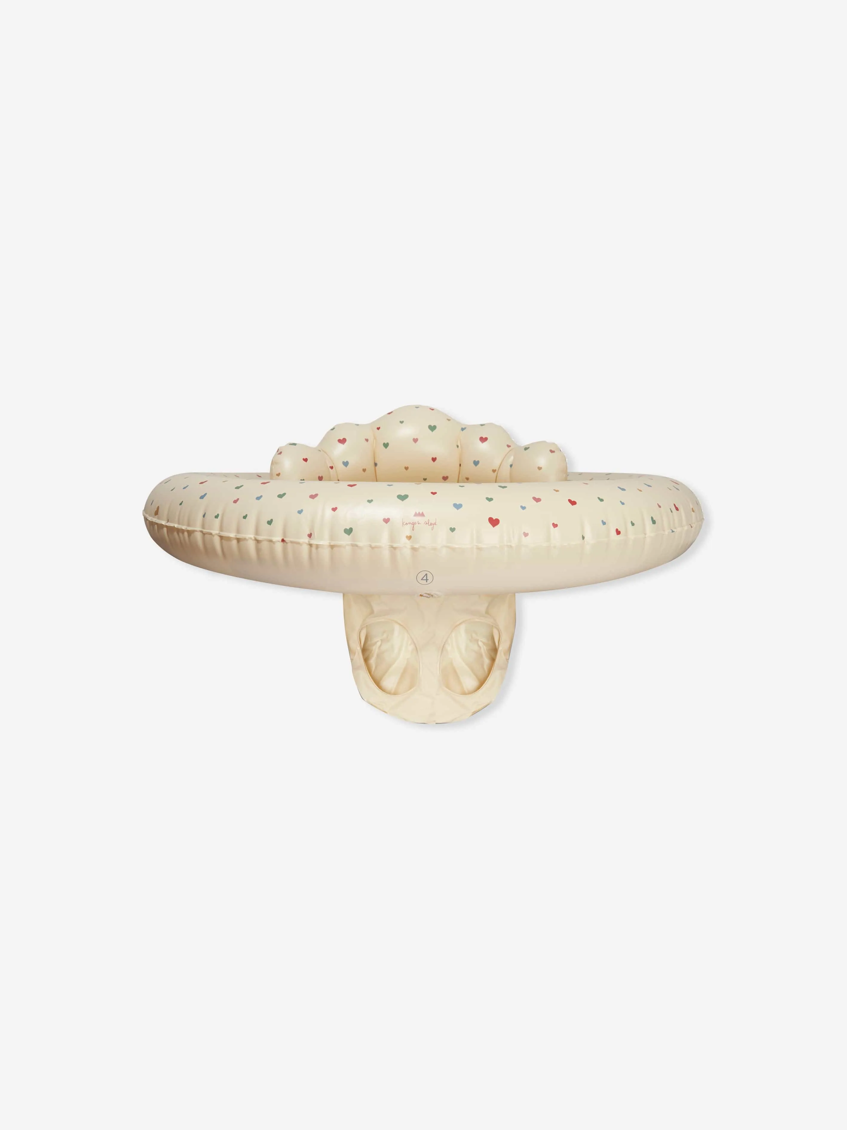 Konges Slojd Baby Hearts Water Ring in Cream