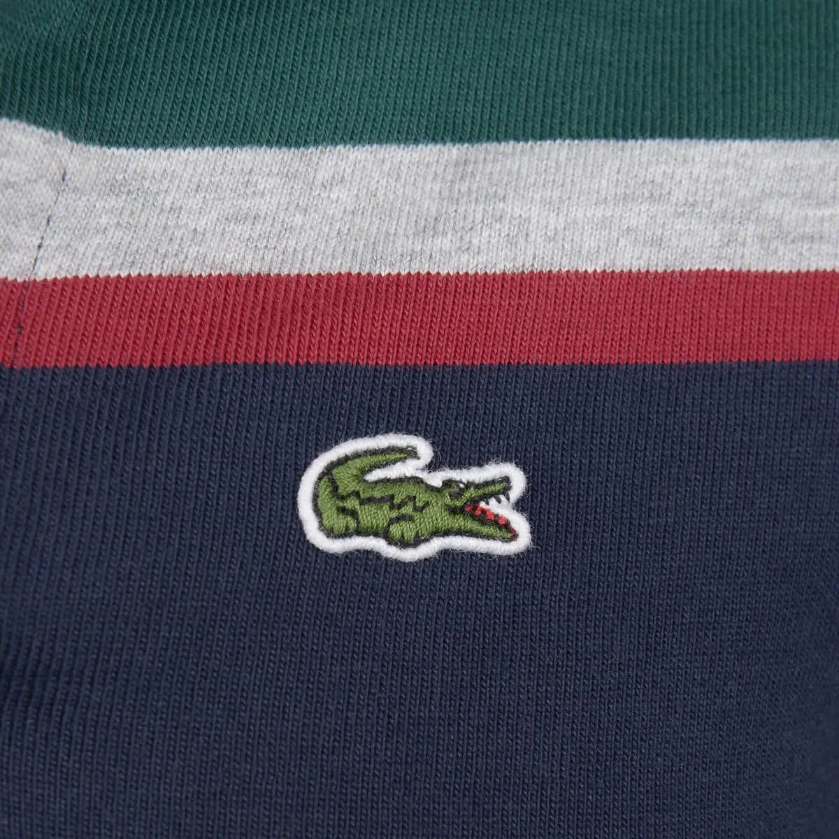 Lacoste Boys Striped Polo Top