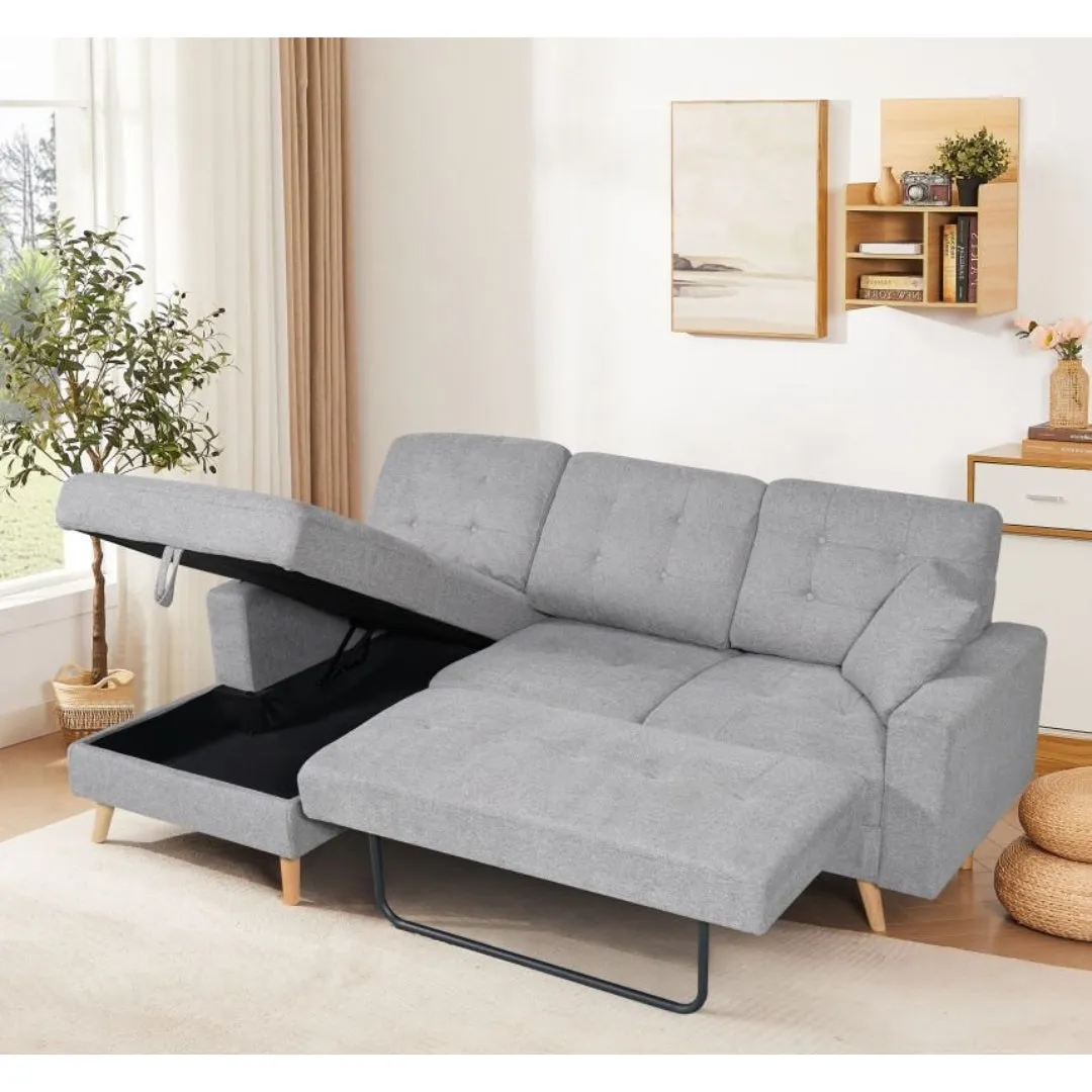Layla Sofa Bed With Storage Chaise