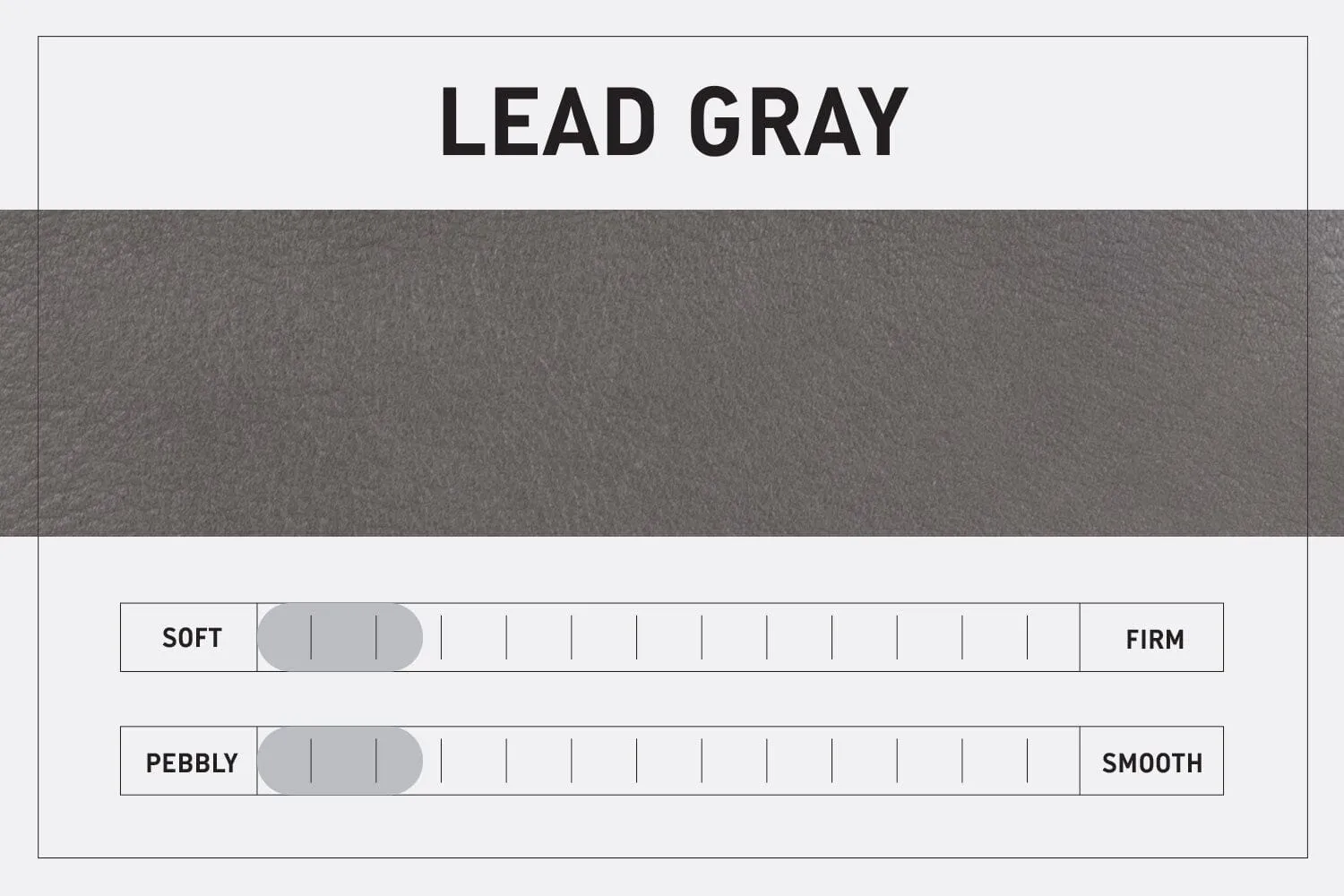 LEATHER FANNY PACK / LEATHER WAIST BAG - DELUXE - LEAD GRAY