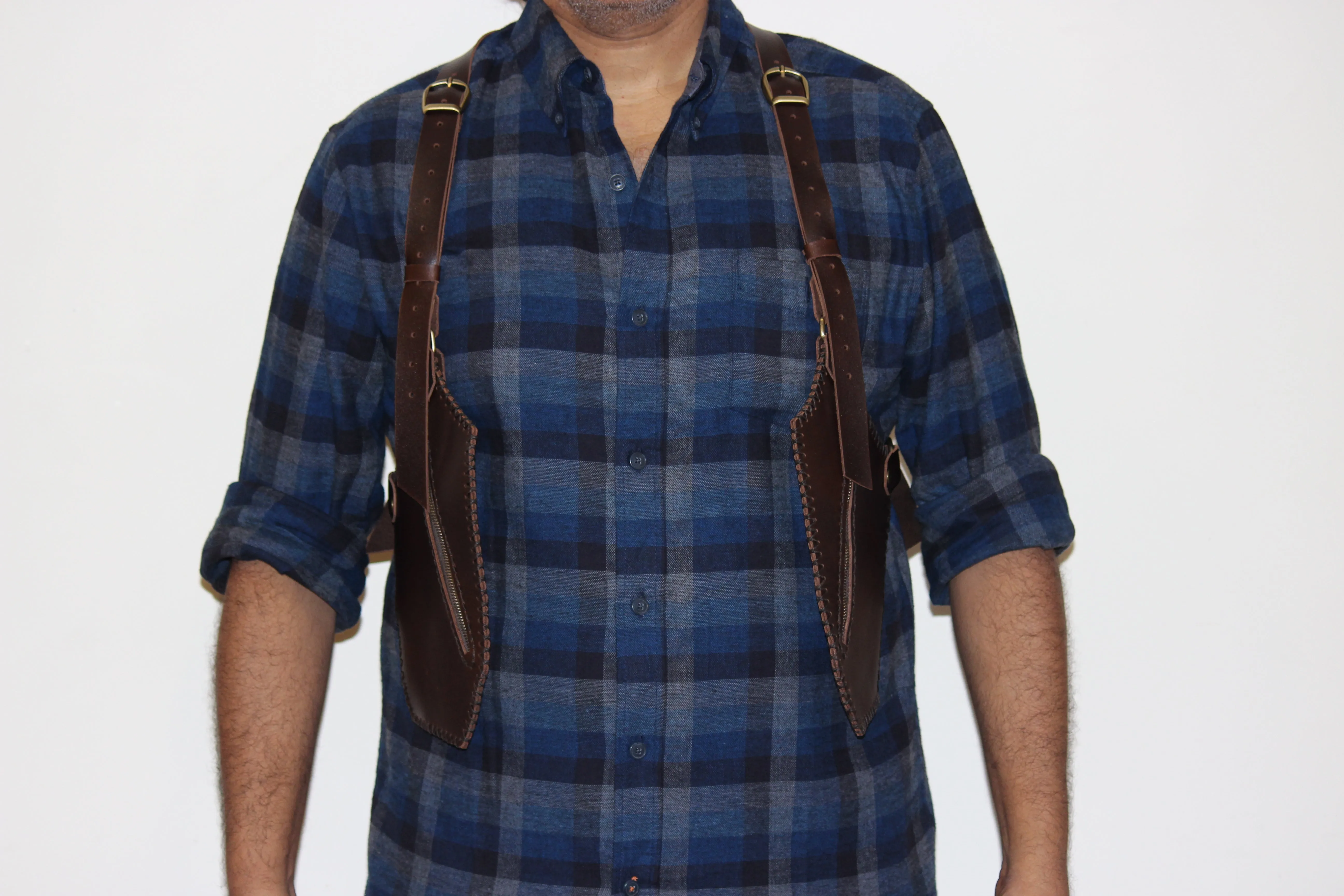 Leather Holster Bag Brown
