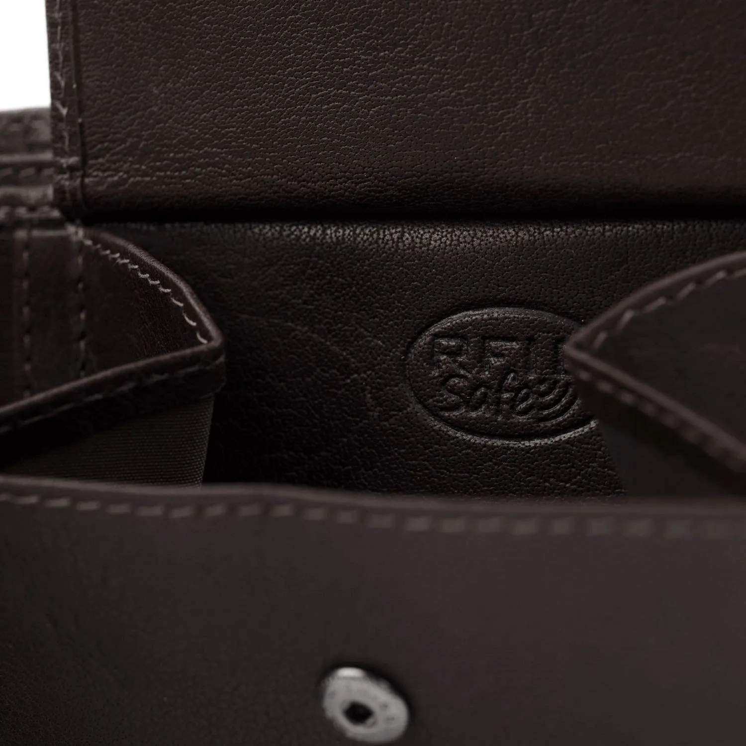 Leather Wallet Brown Harlem